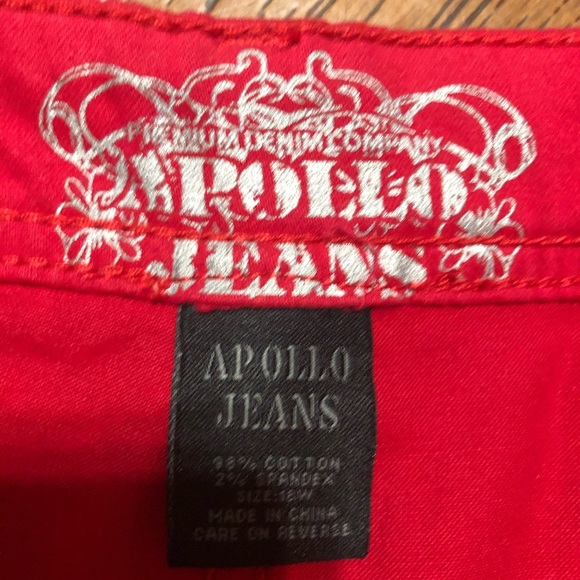 Red skinny jeans - Picture 3 of 4